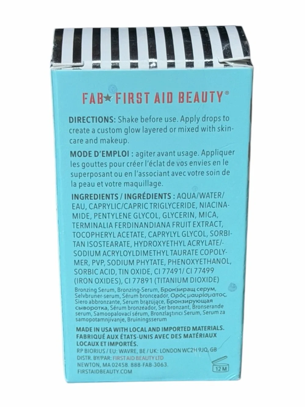 First Aid Beauty Bronze + Glow Drops with Niacinamide
